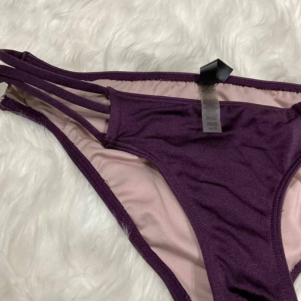 Y2K Victoria's Secret Deep Purple Bikini Bottom